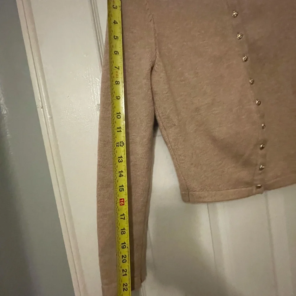 Emerson Lang Young Contemporary Brown Button-Up Cardigan - Picture 6 of 12